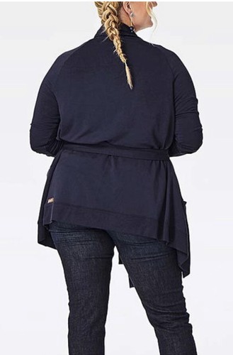 Matilda Jane THAT’S A WRAP Jacket Cardigan Navy Blue Womens Size Medium M - Picture 3 of 10
