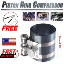 US Piston Ring Compressor Installer Plier Remover Expander Tool Kit 2 1/8" to 7"