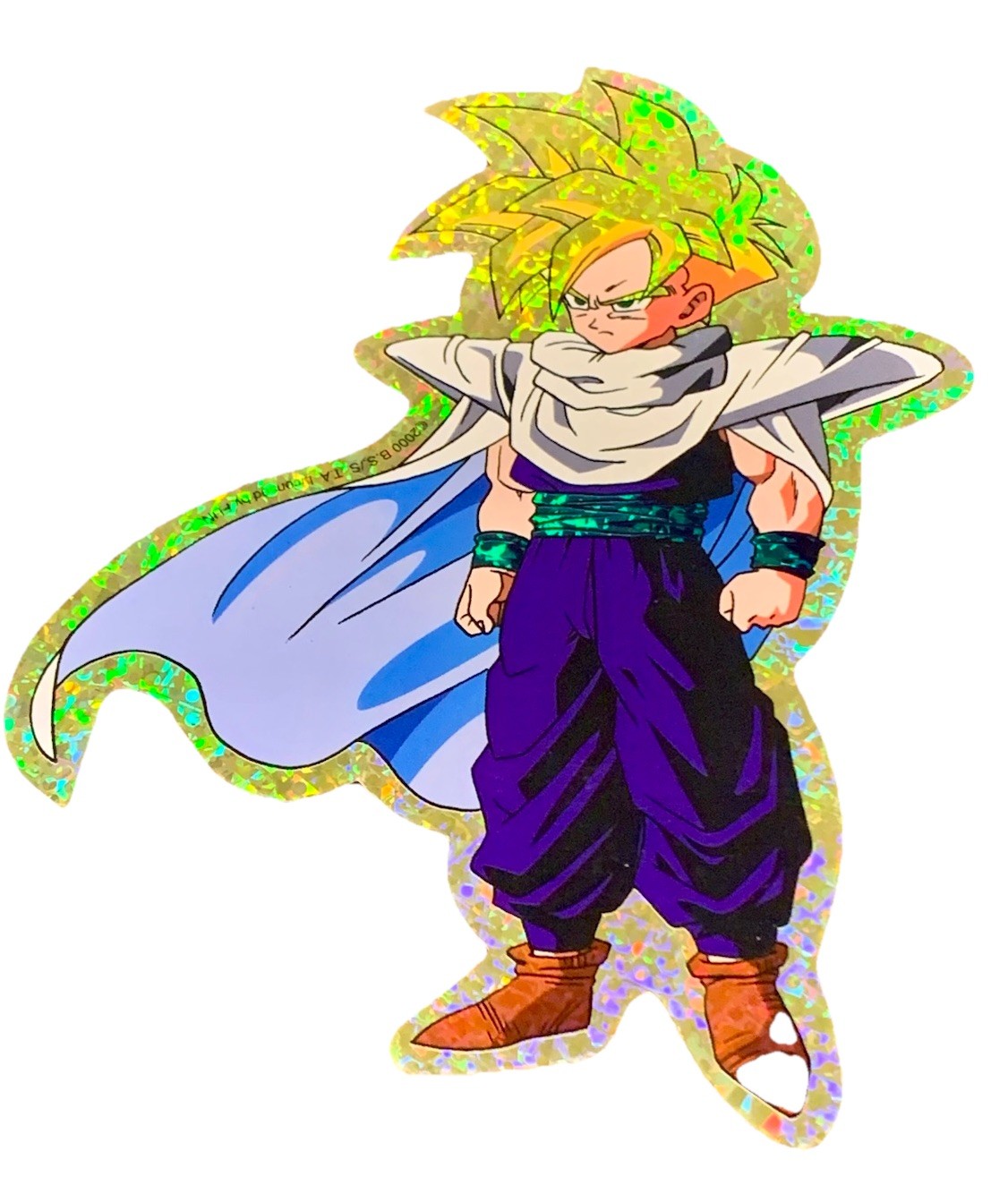 Dragon Ball Dbz Foil Holo PEGATINA Raro Anime Licenciado Super Saiyan 2 Gohan Ssj2