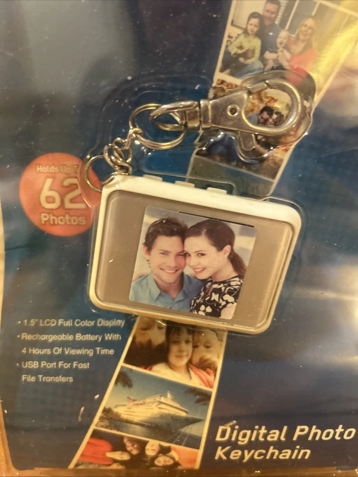 DIGITAL PHOTO KEYCHAIN DP-151 60 PHOTOS 1.5” LCD DISPLAY BRAND NEW SEALED - Image 2 of 4
