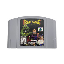 Rampage World Tour. Video Game For Nintendo 64 Console USA Version