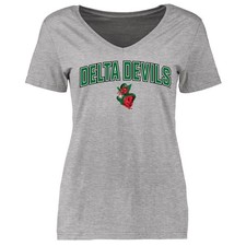 Women's Ash Mississippi Valley State Delta Devils Proud Mascot T-Shirt