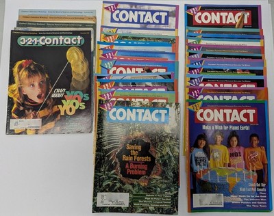26 issue Lot of 3-2-1  321 Contact Children's TV Workshop 1980s 1990s