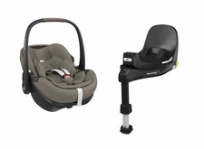 Image of Maxi-Cosi Pebble 360 Pro 2 Car Seat & Swivel Base- Twillic Truffle