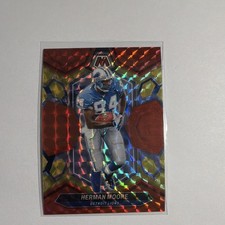 2024 Panini Mosaic Choice Fusion Red & Yellow Prizm Herman Moore # 249 49 /80