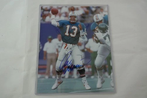 Dan Marino Authentic Autograph Hand Signed 8x10 Photo Miami Dolphins