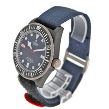 Tudor Pelagos FXD 25707KN 42mm Black Carbon Blue Dial Automatic Box #KN412 2