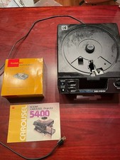 Kodak Carousel 5400 Slide Projector w/ EC Stack Loader Manual Tested, PowersOn