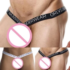High Quality Mens Jockstrap Underwear with Ring Straps and Open Hole Detail