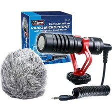 Vidpro Microphone for DSLRs,camcorders,tablets,smartphones and audio recorders