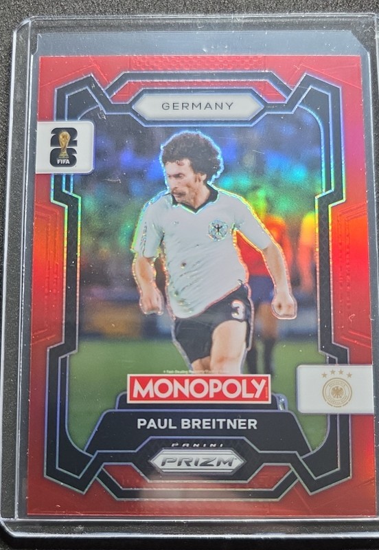 2026 Panini Prizm Monopoly Fifa World Cup - Paul Breitner #63 Red Prizm