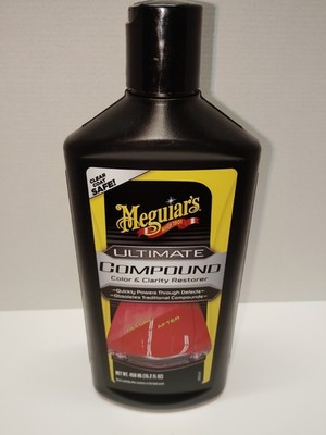 Meguiar s Ultimate Compound, Pro-Grade Car Scratch Remover for Paint Correcti...