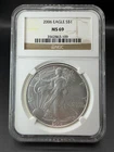 2006 American Silver Eagle MS 69 NGC