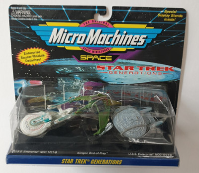 Micro Machines - Star Trek Generations - Collection - 1994 - NCC-1701-B + D