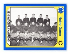 1990 Collegiate Collection Notre Dame Football #140 1930 National Champions