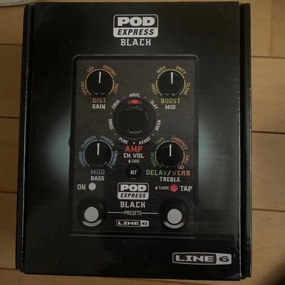 Line 6 POD Express Black Guitar Multi Effects Pedal Distortion Used