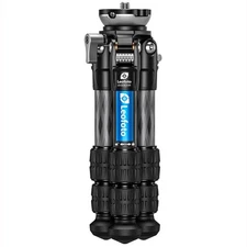 Leofoto Carbon Fiber Mini Tabletop Tripod with Leveling Base (LS-223CEXX)