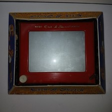 Magic Etch A Sketch Screen 505 Ohio Art 1960s - Works Missing One Knob
