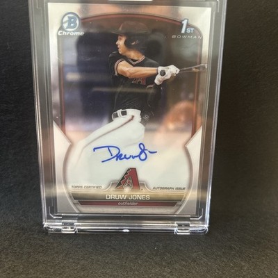 2023 Bowman - Chrome Prospect Autographs Druw Jones #CPA-DJ (AU, RC)