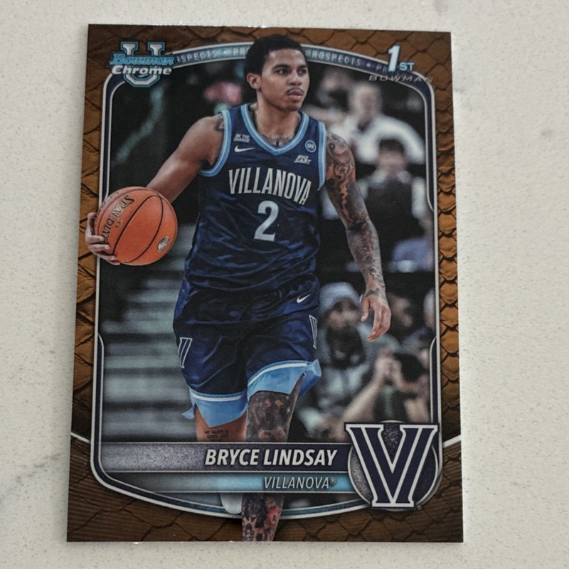 2025 Topps Bowman Bryce Lindsay Chrome Prospects Reptilian Refractor #BCP-52