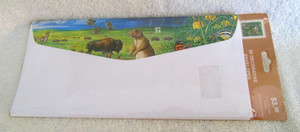 Hallmark Great Plains Prairie Nature Series 2001 Decorative Envelopes USPS NEW