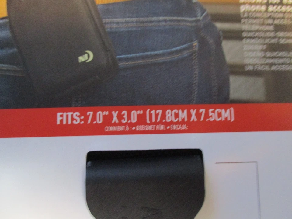 Nite Ize Clip Case Hardshell Universal QuickSlide Holster XL Belt Clip Phone 7x3 - Image 3 of 4