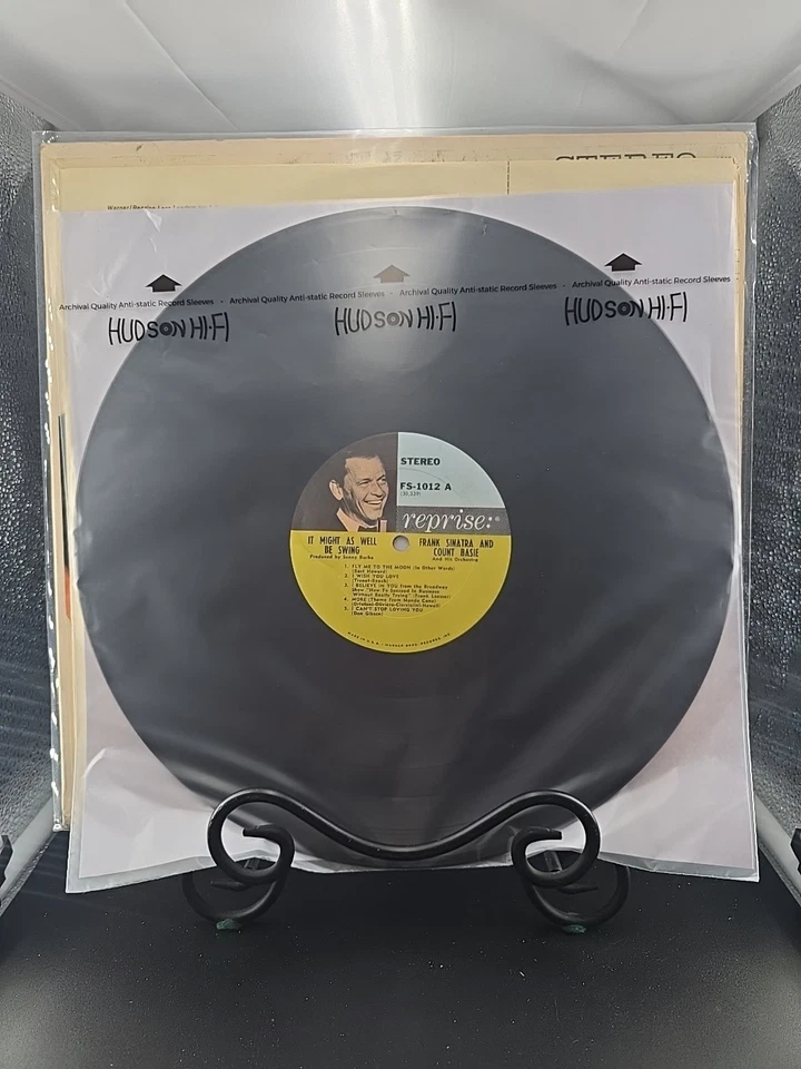 FRANK SINATRA-COUNT BASIE: IT MIGHT AS WELL BE SWING LP REPRISE P PRESS VG+/VG+ - Image 4 of 4