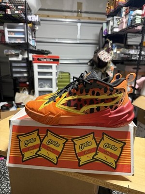 Size 9.5- Puma Scoot Zeros X Cheetos ''Flamin' Hot'' Basketball Sneaker 309840-02