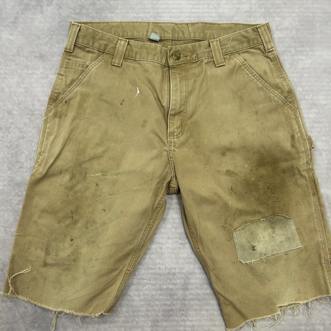 Carhartt Shorts workwear cargo carpenter cut off shorts Men's 34 thumbnail 2