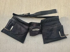 McGuire-Nicholas Multi Pocket Tool Belt Contractor Apron Black Nylon