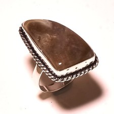 Crazy Lace Agate 7.25" Gemstone Handmade Fashion Ethnic Jewelry Ring r645