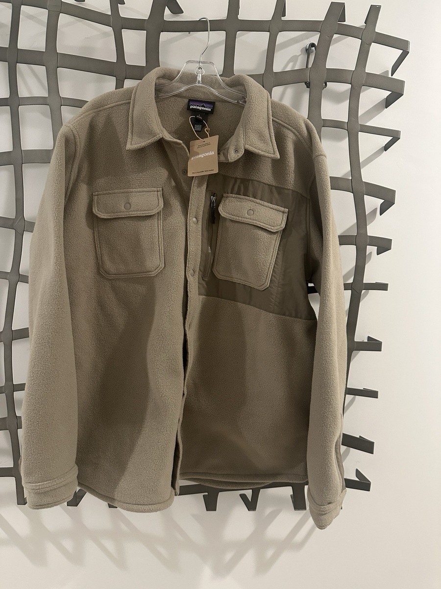 New Patagonia Men's Synchilla Shirt Jacket Fleece - L Seabird Grey