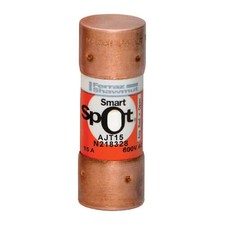 Ferraz Shamwut/Mersen AJT-15, 15Amp 600V Slow Blow Class J Cartridge Fuse 1EA 