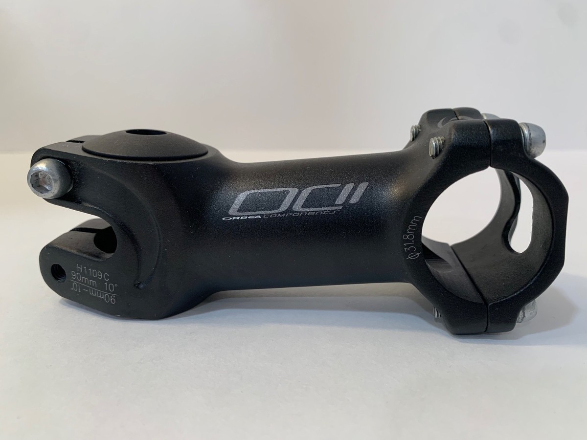 Orbea OC II Stem 90mm 10° 31.8mm Road MTB Black New Take Off | eBay