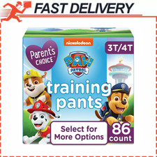 Parent's Choice Boys Paw Patrol Toddler Training Pants 3T/4T 86 Ct