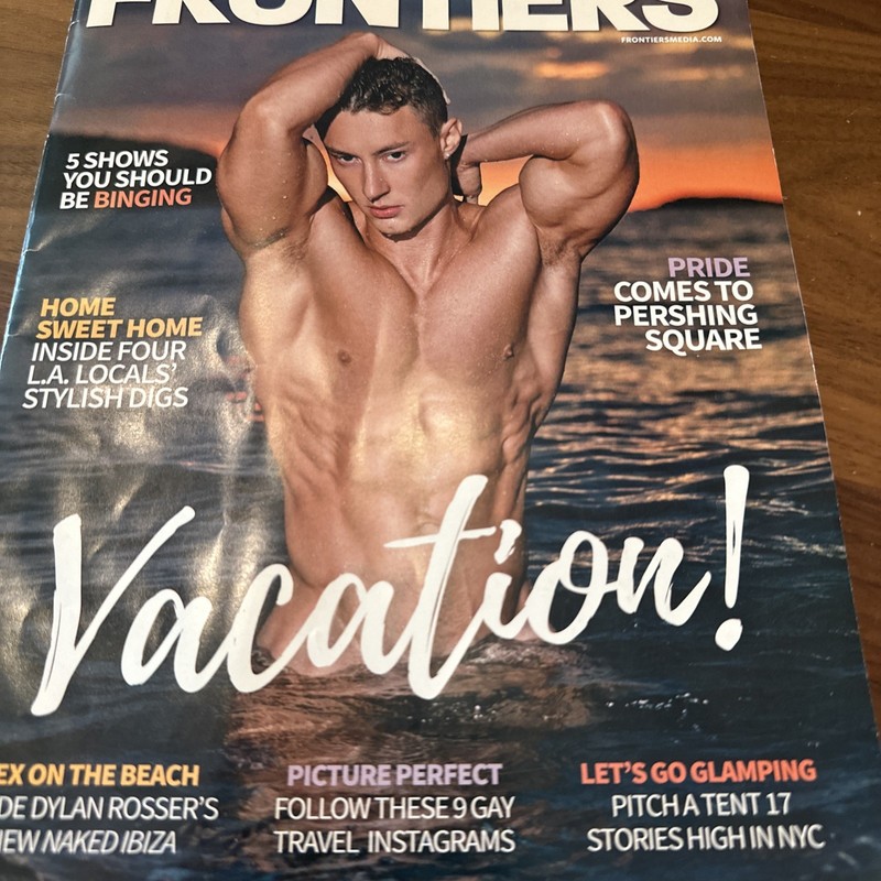 Frontiers Magazine, August 31, 2016 Gay Magazine DYLAN ROSSER