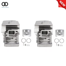 2×Cylinder Piston Kit 49mm Big Bore For STIHL MS390 MS290 MS310 029 039 Chainsaw
