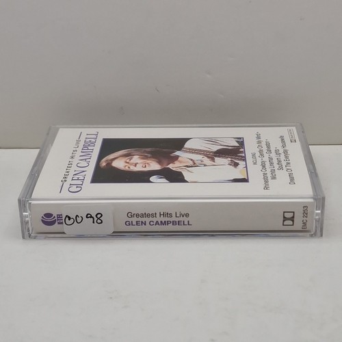 Glen Campbell: Greatest Hits Live (Cassette Tape, 1996) K-tel EMC 2253 - Picture 6 of 11