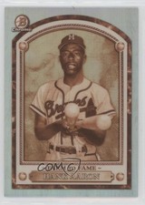 2020 Bowman Chrome Farm to Fame Hank Aaron #FTF-HA HOF 06e0