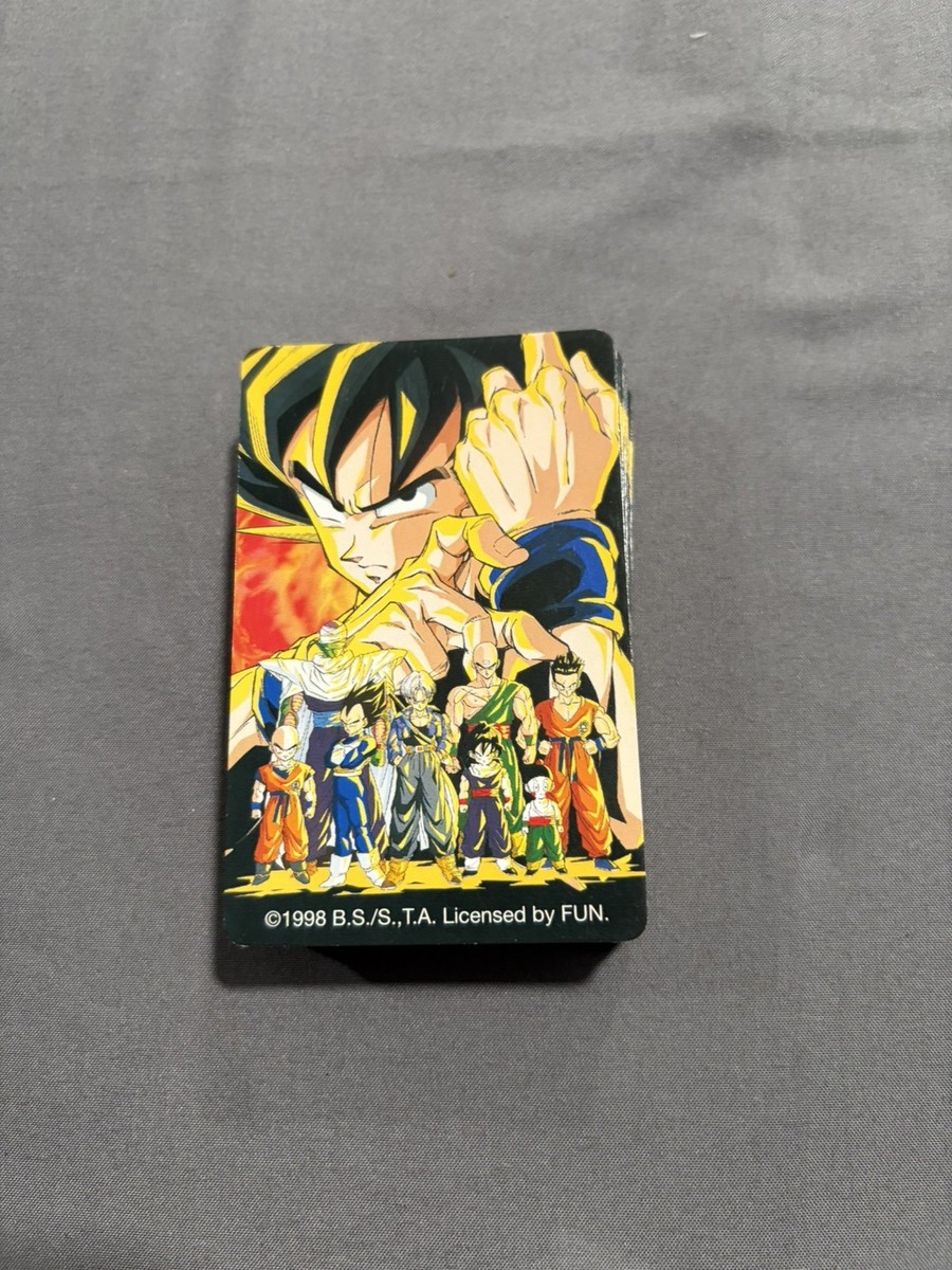 Vintage 1998 Dragon Ball Z Playing Cards - Complete 54 Set W