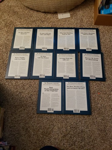 Lot Of 10 HC Workshop Companion Woodworking Manuals Rodale Nick Engler - Foto 5 di 24