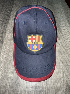 FCB Barcelona Football Club Official Logo Soccer Adjustable Hat Cap Blue Maroon