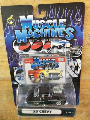 Muscle Machines '55 Chevy, Black; 2001 01-61 | eBay