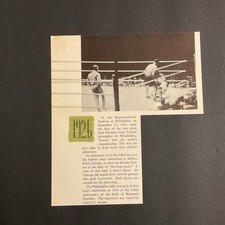 JACK DEMPSEY  GENE TUNNEY  September 23, 1926 First Million Attendance