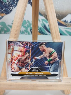 2025 Topps Now WWE #78 CM Punk John Cena Night of Champions