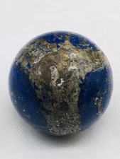 Lapis Lazuli Sphere Ancient Wisdom in Stone Unique Decorated