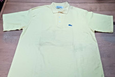 Vtg 80's New Izod Lacoste Golf Polo youth/teen XL Preppy Yuppy Yellow read