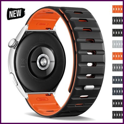22mm Magnetic Silicone Loop Bracelet for Huawei Watch GT6Pro GT5 46mm 4/4 Pro
