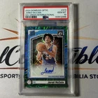 Jared Mccain 2024-25 Optic #313 Green International Rated Rookie Auto /25 PSA 10