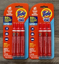 Pluma quitamanchas Tide To Go tamaño de viaje 1,01 oz 3 paquetes lote de 2